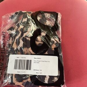 ASOS Bikini top ivory rose fuller bust mic and Matc size 34E. Brand new